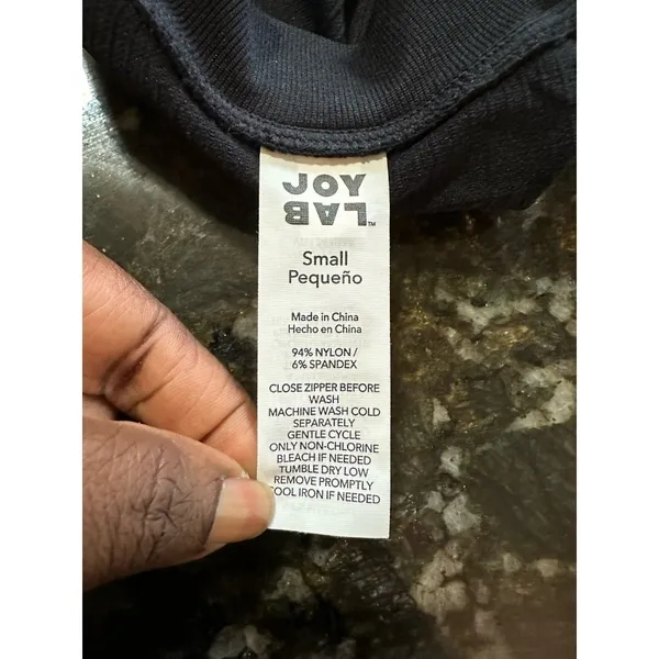 Women's Seamless Fitted Full Zip Jacket - JoyLab Crop Workout Gym Activewear S - Image 7