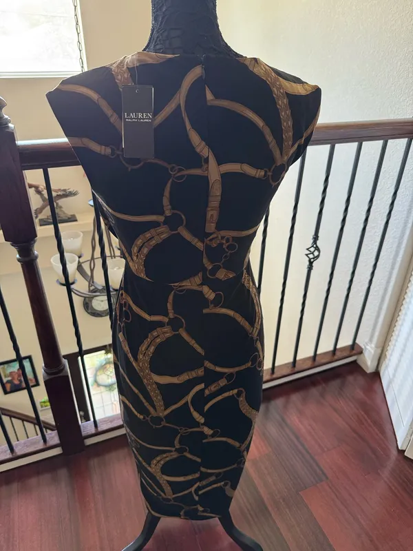 New Lauren, Ralph Lauren wrap dress size 4 - Image 4