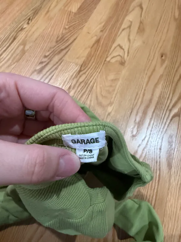 Garage Green Long Sleeve Top - Image 3