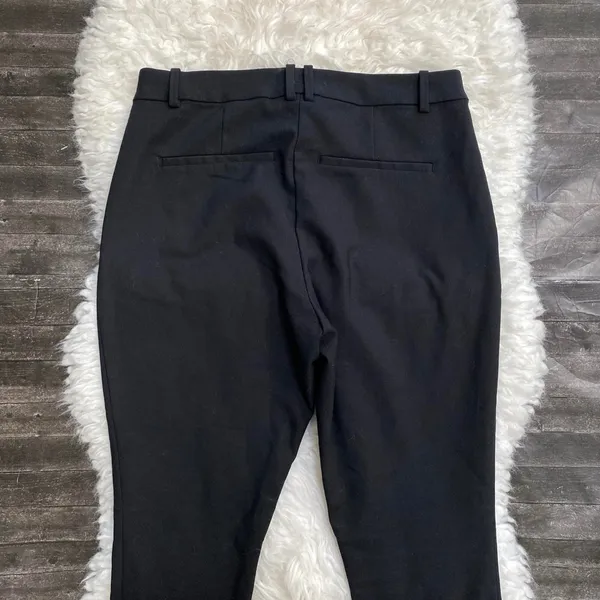 H&M Black Trouser Pants Corporate Girly Business Casual Dark Grunge Alt - Image 6