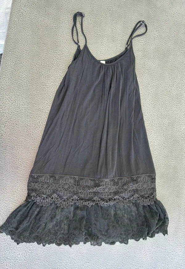 Boutique Black Mini Dress - Image 2