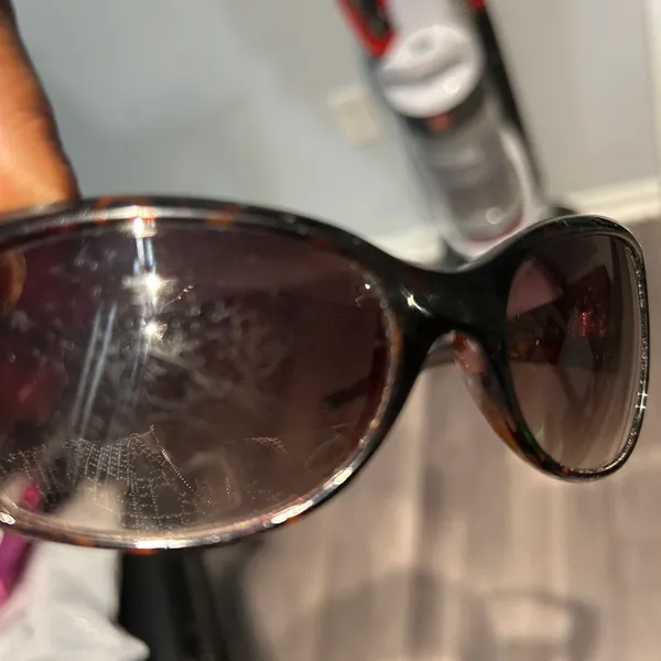 Brown Wraparound Sunglasses with Gradient Lenses - Image 8