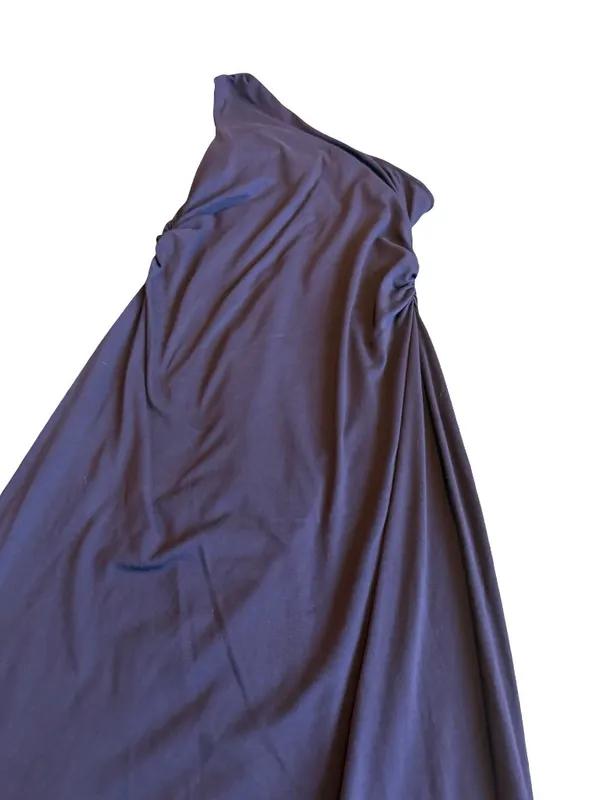 Victoria's Secret Bra Tops One-Shoulder Purple Dress Stretchy Built-In Bra Large - Image 6