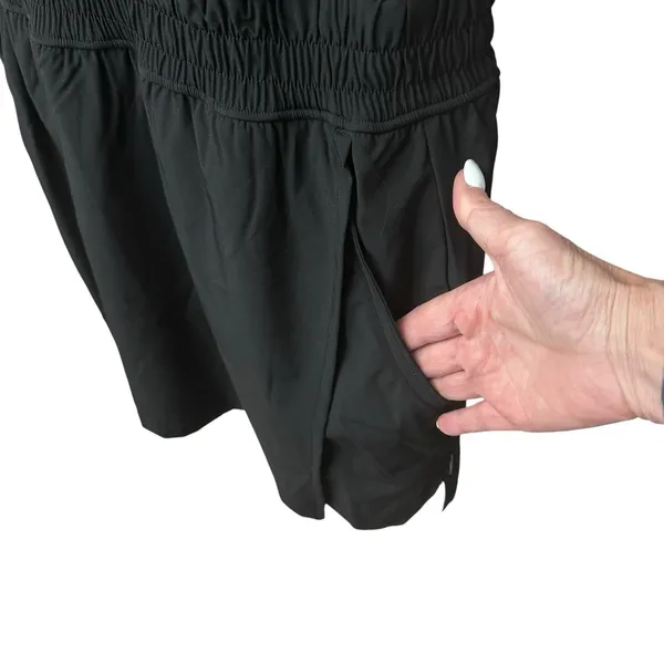 Columbia Alpine Chill Romper Short Skort Women's‎ Size Large Black Pockets - Image 4