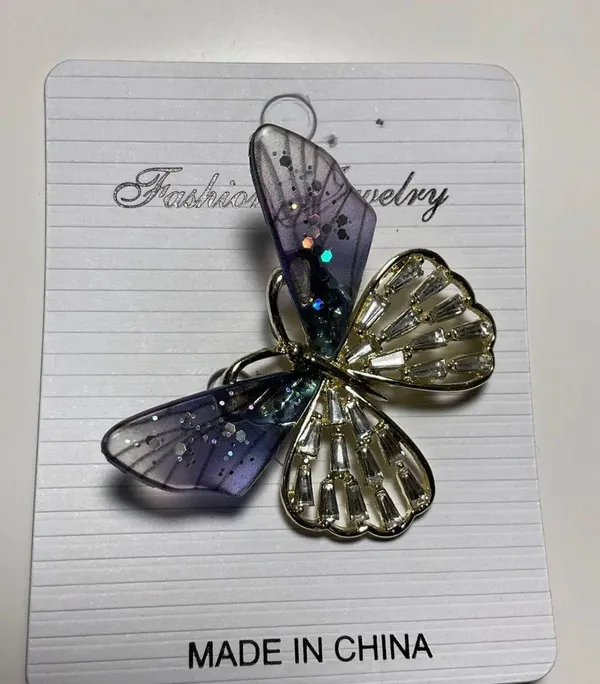 Mini Transparent Wings Butterfly Brooch Multiple - Image 5