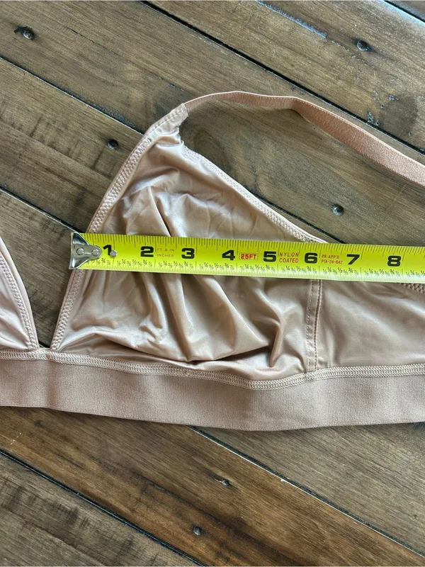 NWT Negative Underwear Glacé Triangle Bra Tan Beige Size undefined - Image 10