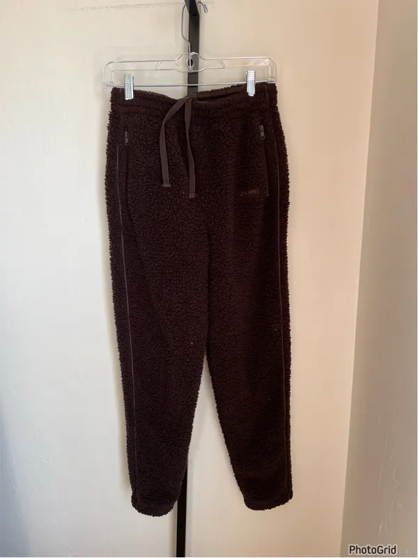 Skims Brown Teddy Pants Brown Small - Image 2