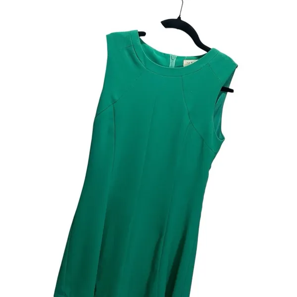 TEA & CUP LOS ANGELES S‎ Green Fit and Flare Sleeveless Mini Dress - Image 2