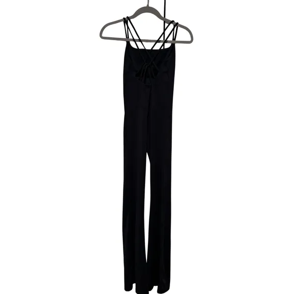 PINK Victoria's Secret Black Strappy Jumpsuit XS - Image 7