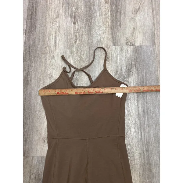 Old Navy Active PowerChill Jumpsuit Brown Size Large Tall Built-in Bra New - Image 6