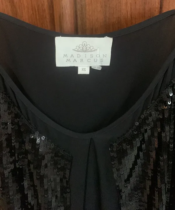 Black Sequin Top - Image 3