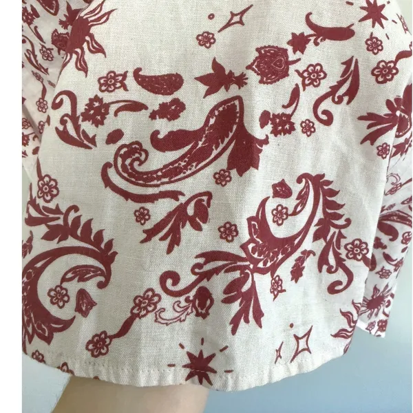 ASOS DESIGN‎ Women's Fold Over Bandeau Mini Dress In Bandana Print Size 8 NWT - Image 8