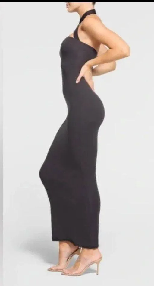 Fits Everybody Wrap Long Slip Dress - Onyx Size Small NWT Authentic - Image 3