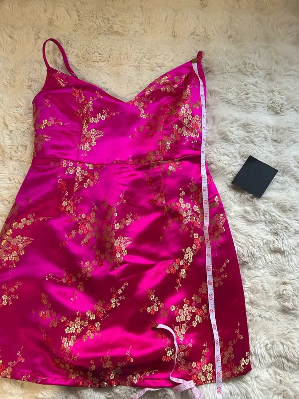 Lulus Fuchsia Satin Mini Dress - Image 14
