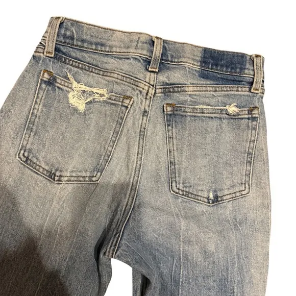 Abercrombie & Fitch Size 2/26 High Rise Mom‎ Jeans Straight Leg Basic Everyday - Image 9