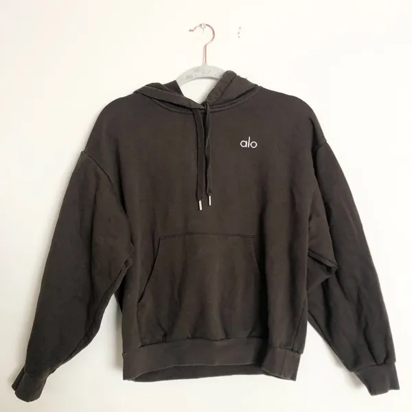 Alo Yoga Accolade Hoodie Expresso XS - Image 3