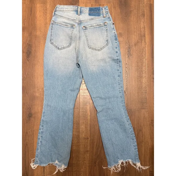 Abercrombie & Fitch Curve Love The Kick Flare Ultra High Rise Jeans Blue 25 0S - Image 2