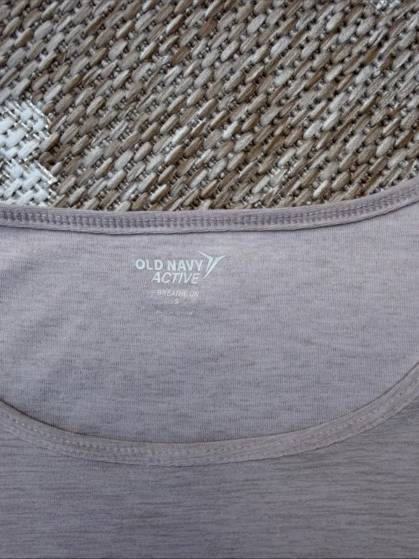 Old Navy Mauve Scoop Neck Long Sleeve Top - Image 2