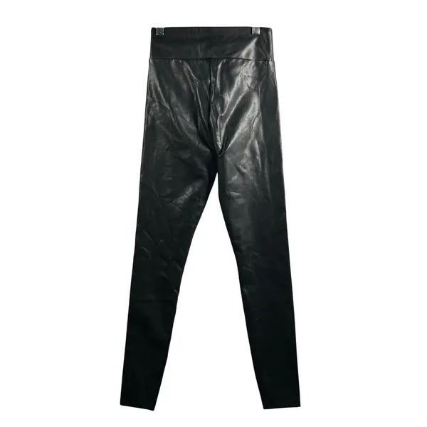 Abercrombie and Fitch Faux Leather Leggings Pants Black‎ XS High Rise - Image 2