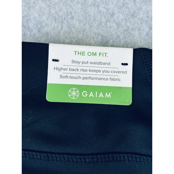 NWT Women's Gaiam Black Stretch Yoga Pants - Medium - Image 5