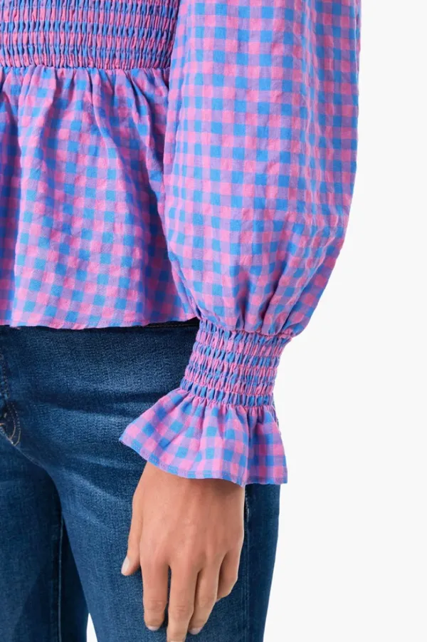 NEW WITH TAG HYACINTH HOUSE RUBY GINGHAM TOP XS! - Image 2