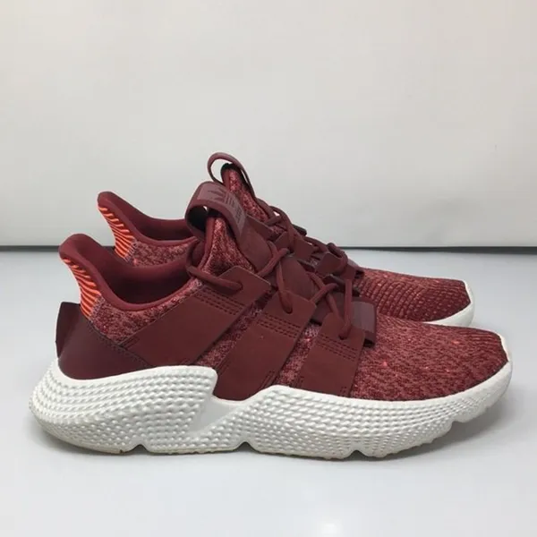 Adidas Women’s Prophere W Trace Maroon/Noble Maroon/Solar Red Sneakers Size 8.5 - Image 2