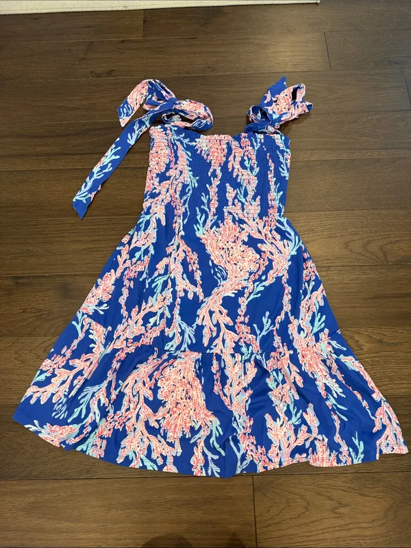 Lilly Pulitzer Women's Kailua Smocked Dress Size Small NWT - C67-051 - Image 5
