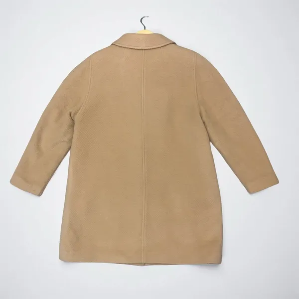 Fashion S.A. Salamanca Camel Vintage Wool And Cashmere Coat Large See Measuments - Image 2