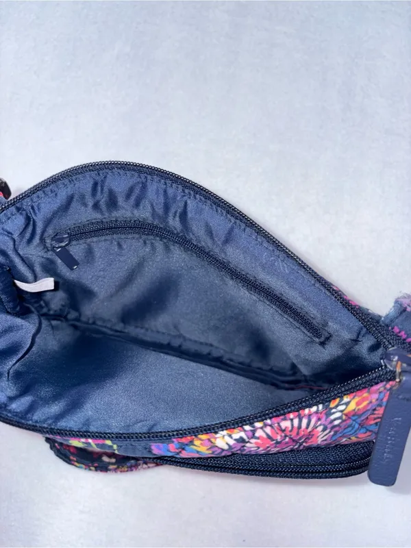 Vera Bradley Navy Floral Quilted Crossbody Bag - Image 7