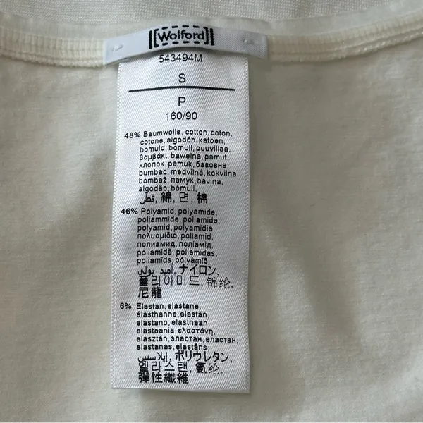 Wolford Women’s Size S White Ivory Classic Seamless Sleeveless Tank Top - Image 6