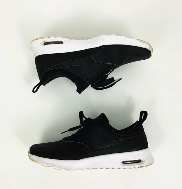 Nike Air Max Thea Premium "Black Anthracite" Women's Running Shoe | Size 7 - Image 8