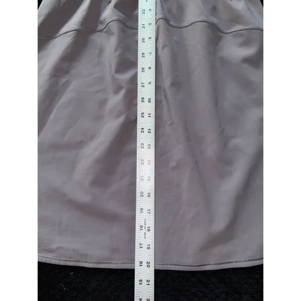 Lululemon Womens On‎ The Fly Skirt Purple Travel Commute Curved Hem Sz 6 - Image 7