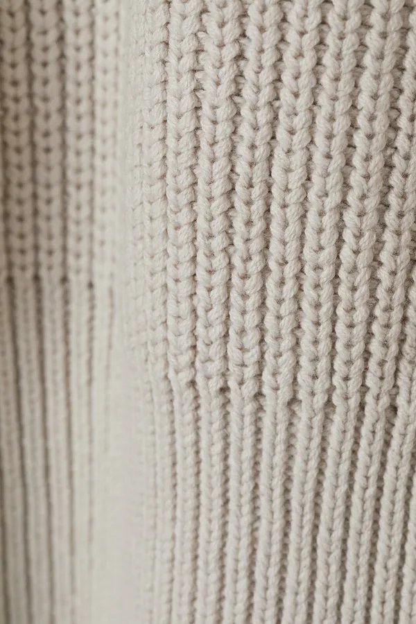 H&M Beige Balloon Sleeve Sweater - Image 2