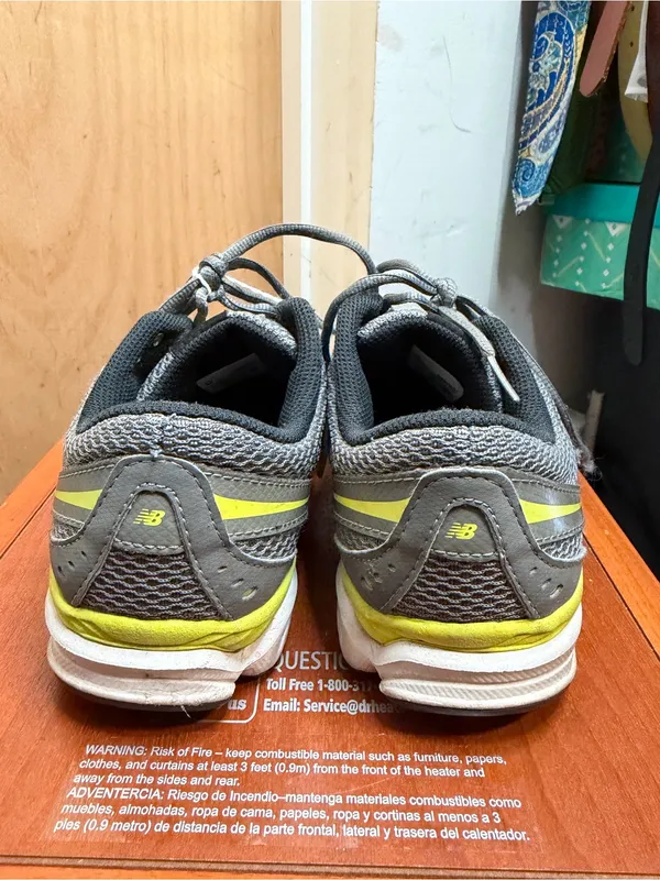 New Balance 690 Gray Neon Running Sneakers Sport - Hiking Inspired. Size: US 7 - Image 6