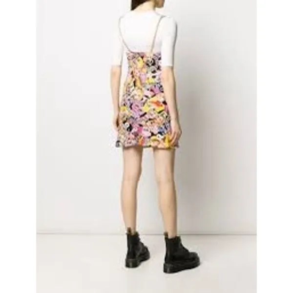Chia Ferragni collage-print slip dress - Image 3