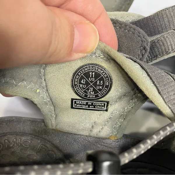 Keen whisper‎ sandals gray women’s size 11 hiking outdoor casual water shoes - Image 2