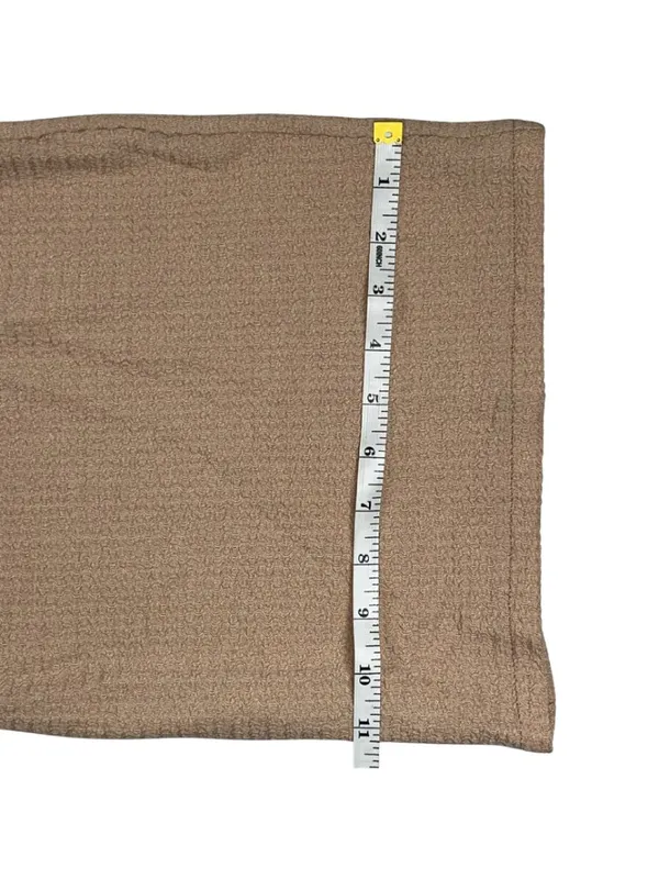 Women's Beige Paperbag Waist Wide Leg Lounge Pants Size Medium - Image 5