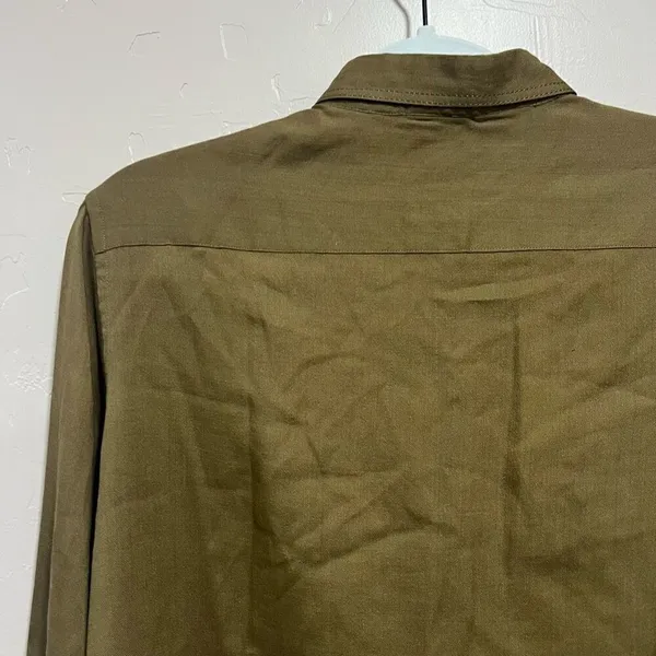 VINTAGE Gucci (1970’s) Military Button Down Top - Image 12