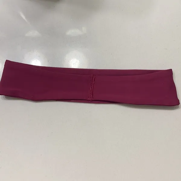 Magenta Lululemon Headband - Image 2