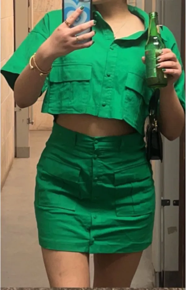 Showpo Green Two-Piece Set - Image 2