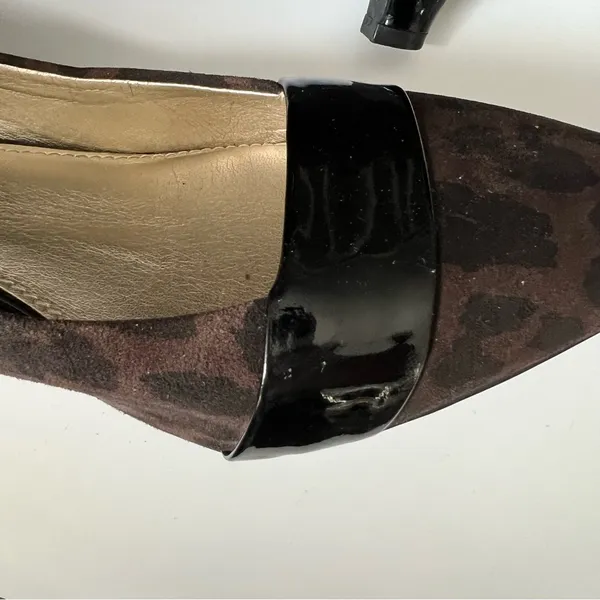 Anne Klein AK iflex McKinley animal print size 9 in Y2K pointed kitten heel - Image 3