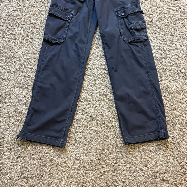 American Eagle Black Cargo Pants y2k Grunge Size Women’s 2/XS Regular - Image 2