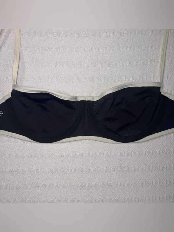 Monday Swimwear Womens Colorblock Balconette Bikini Top Size S Resort Beach - Image 4