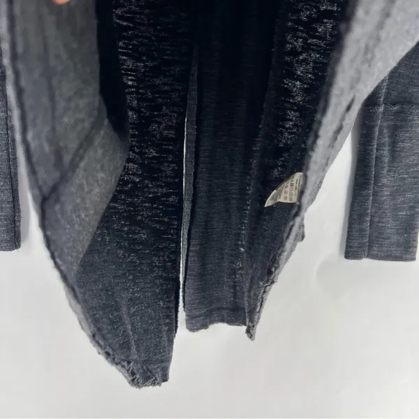 WeThe Free Raw Edge Split Back‎ Long Sleeve Burnout Knit Turtleneck Top - Image 8