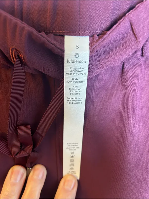 lululemon athletica Women's Jogger Pants in Deep Burgundy - Image 2