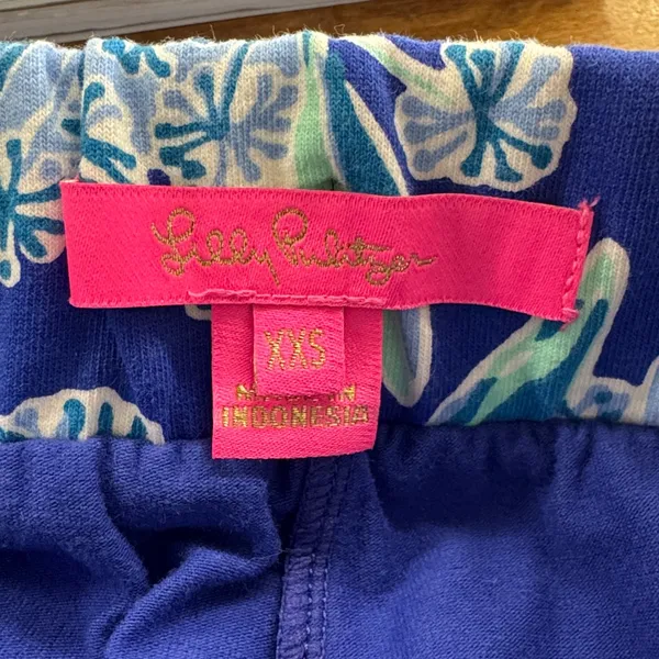 Lilly Pulitzer Blue Floral-Trim Mini Skort - Image 5