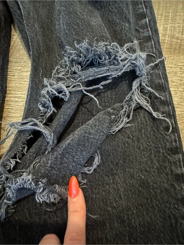 Abercrombie & Fitch Black The ‘90s Relaxed High Rise Denim Jeans - Image 2