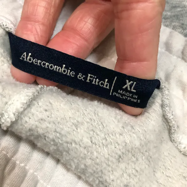 Abercrombie & Fitch Heather Gray Fleece Sweatshorts - Image 5