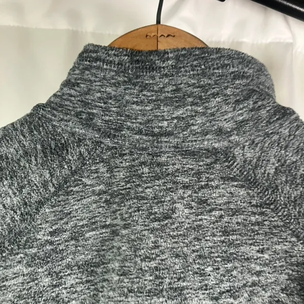 Eddie Bauer Womens Small Quarter Zip Pullover Long Sleeve Gray Athleisure‎ - Image 8