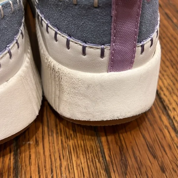 Nicole Miller New York Brita‎ Woven Rainbow Pastel Platform Sneakers Womens 10 - Image 7